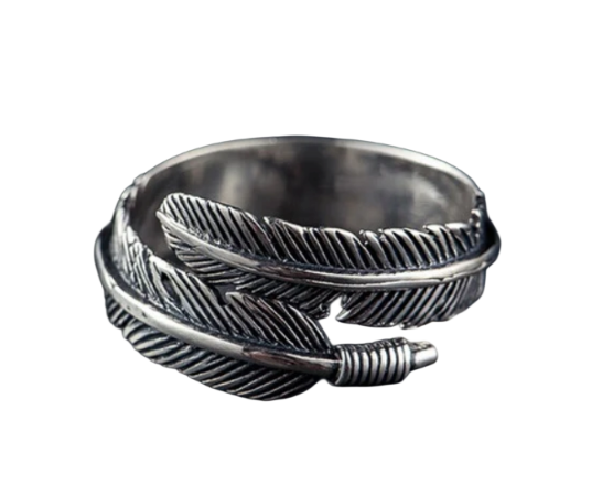 Antique Feather Ring
